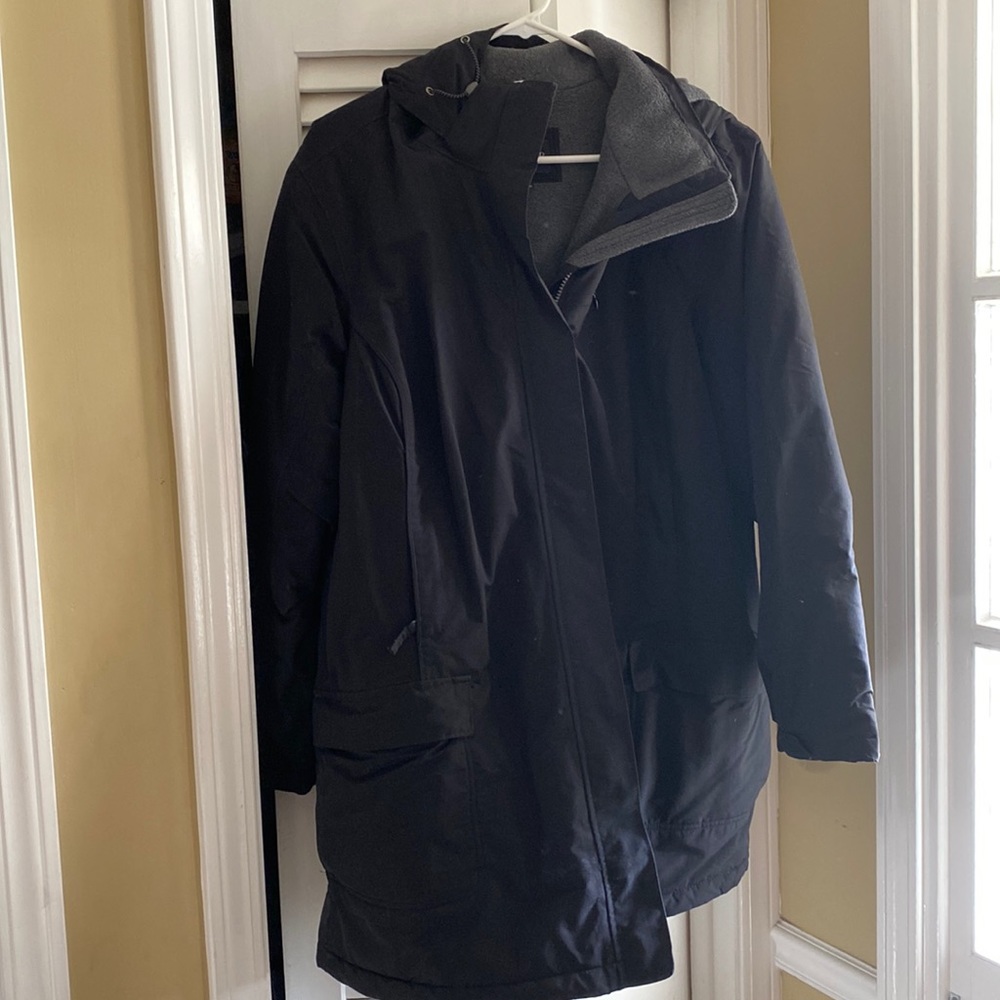 Women’s black  Landsend winter coat size 1X